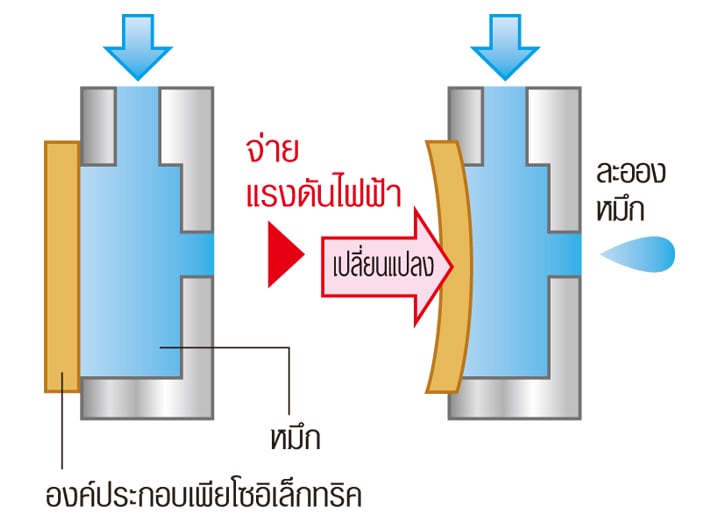 ชนิดเพียโซอิเล็กทริค (สำนักงาน/อุตสาหกรรม)