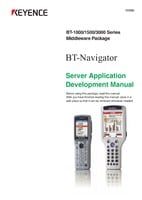 BT-1000/1500/3000 Series BT-Navigator Development manual of server application (English)